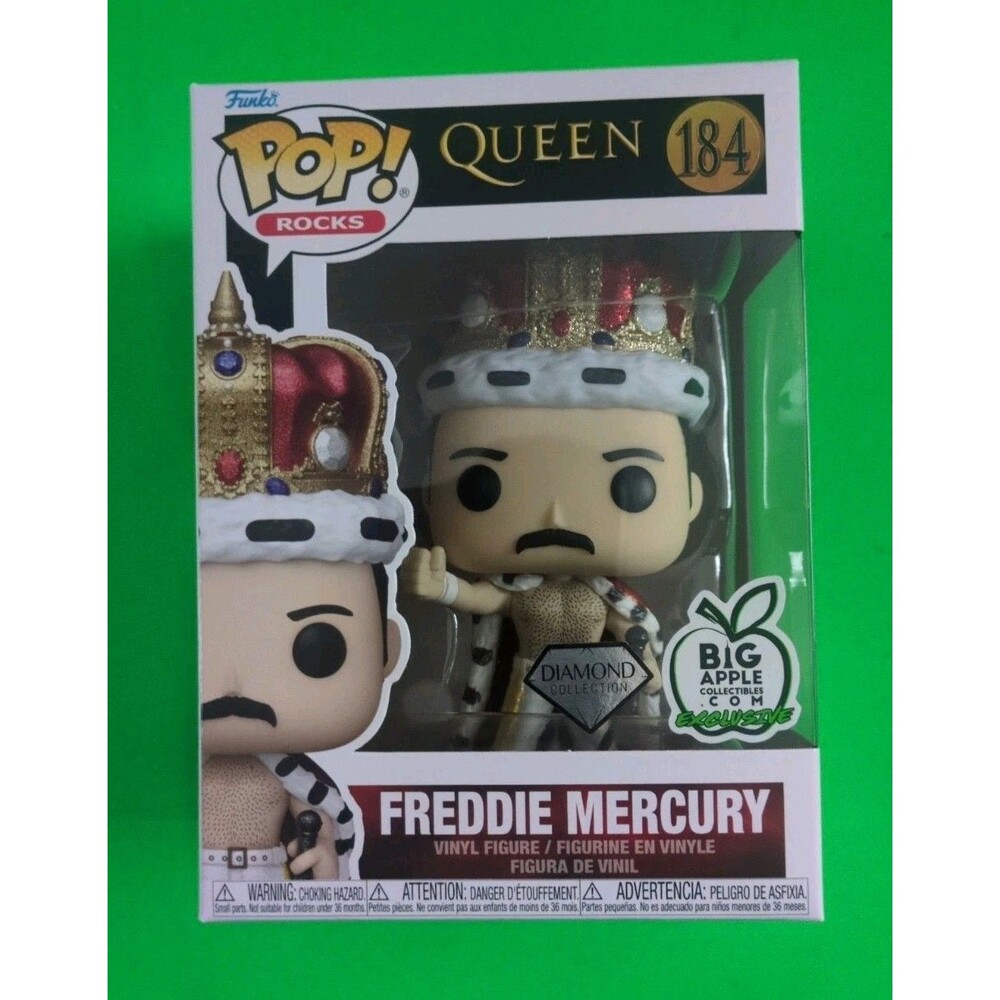 Funko Pop! Queen: Freddie Mercury #184 Diamond Funko/ Big Apple Con Exclusive